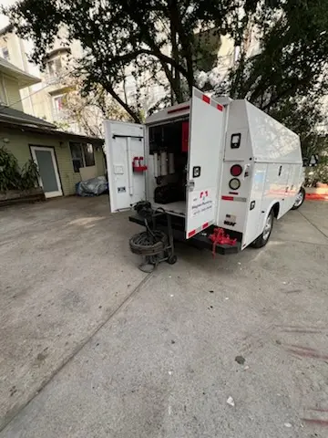 Magnet Plumbing service vehicle on-site for Faucet Repair in Fox Lair